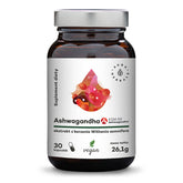 Ashwagandha KSM - 66 Withania Somnifera kořenový extrakt Ženšen - indický ženšen 30 kapslí 261 g AURA HERBALS